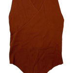 Wishlist  Bodysuit Large Brown‎ Knit Sleeveless Y2K Layering Minimal Photo 0