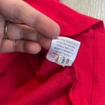 Bobi  Red Ribbed High Neck Tank Top | Revolve | Size Small Photo 5