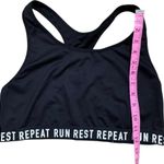 Old Navy Women's Athletic Sporty Racerback RUN REST REPEAT Print Sports Bra XL Photo 5