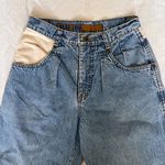 Cotton Blue RARE Vintage 100%  Zone Patchwork Western Mom Jeans - 27 Photo 0