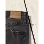 Madewell  Distressed Raw Hem 9" High Rise Stretch Black Sea Skinny Jeans Size 28T Photo 6