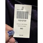 Hot Topic Disney Ursula One Piece Swimsuit Molded Cups Purple Metallic Sz M NWT Size M Photo 5