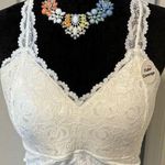 Daytrip NWT  White Lace Racerback Bra Photo 0