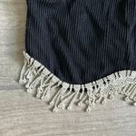 ZARA  rhinestone trim crop top Photo 1