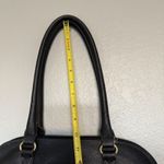 Vintage Tignanello Handbag‎ Black Genuine Leather Purse Tote Photo 4