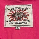 Ed Hardy  Y2K pink blouse XL Photo 6