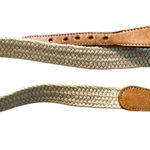 Elegant Tan and Cream Woven Belt Photo 0