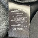 Tibi Black Faux Fur Long Sleeve Top Womens Size 2 Long Sleeve Popover Office Photo 2