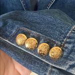 Ralph Lauren  vintage denim gold button blazer jacket Photo 5