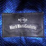 Hard Rock Cafe Hard Rock Couture Large Blue Snake Tote Bag Photo 1