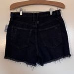 Free People NWT  x We The Free Makai Cutoff Denim Shorts in Washed Black Size 27 Photo 4