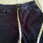 Bill Blass Navy‎ corduroy straight leg jeans Photo 6