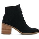 Toms Tom’s Like New Evelyn Heeled Black Boho Women's 90’s Ankle Boots Booties Photo 0
