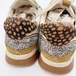 Madewell Kickoff Trainer Sneakers in Leather and Spot Mix Calf Hair 9.5 Photo 8