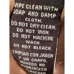 Therapy Women's Faux Leather Motorcycle Jacket Ruffled Long Sleeve Full Photo 9