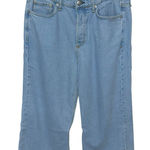 Rag and Bone  Women's Wide Leg Cropped Raw Hem Jeans Size 29 High Rise Photo 0