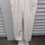 We The Free  White Denim Jumpsuit Women's Size Large Photo 6