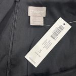 Chico's NWT  Size 3 (XL) Black Cape Sleeve Short Shift Dress Knee Length $109 Photo 3