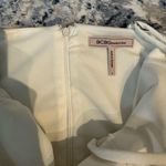 BCBGeneration White Sleeveless Dress with Ruffle Hem Photo 5