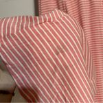 Ralph Lauren Lauren  Pink & White Striped Cap Sleeve Maxi Dress Medium Casual Photo 6