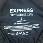 EXPRESS NEW  Body Contour Swim Black Triangle Halter Bikini Swimwear Top Size S Photo 3