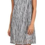 BB Dakota Roselyn Silver Sequin Sleeveless Mini Shift Dress Photo 0