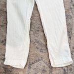 CP Shades  Pull On Drawstring‎ Linen Pants in White Boho Coastal Bohemian Size XS Photo 2