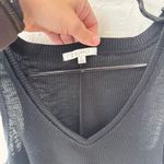 Z Supply  Black Ribbed Swing Tank Large Photo 2