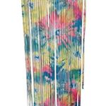 J Valentine J. Valentine Rave Festival Dance Kandi Club Rainbow Tie Dye Fringe Suede Skirt Photo 0