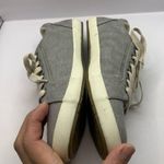 Taos Star Gray Wash Lace Up Canvas Sneakers Shoes Womens Size 7.5W Photo 8