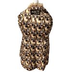 Pierre Cardin Rare Vintage 60s Boutique Crystal Raccoon Fur Jacket Coat Leather Photo 6