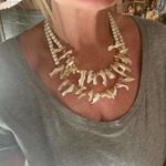 Amrita Singh  Shell Crystal Statement Necklace Photo 2