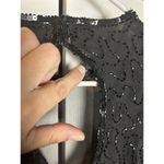 Vintage Stenay‎ Fully Beaded Floral Silk Dress Black Size 12 Cocktail READ DES. Photo 11