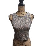 Storia  Womens‎ Sleeveless Top Size M Leopard Ribbed Knit Boho Chic Photo 1