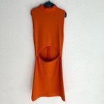 NAKEDVICE Cleo Orange Cutout Mini Dress Small Photo 2