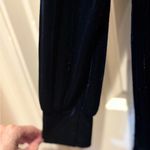 1. State NWOT  Sz L Navy Blue Boho Tier Skirt Baby Doll Holiday Cocktail Dress Photo 3