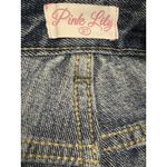Pink Lily  Distressed High Rise Straight Leg Light Wash Jeans Size 27 Bohemian Photo 3