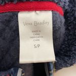 Vera Bradley Pullover Teddy Fleece Jacket Plaid Quilted Women Quarter Zip Small Photo 6