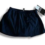 NEW! Trim Shaper Swimwear Womens Plus Sz 16 Black Swim Skirt Beach Coverup NWT Photo 1