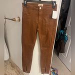 L'Agence Jyothi High Rise Split Ankle in Cognac Coated
 nwot 25 Photo 2