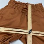 Aerie Pants Womens X Small Orange Satin Joggers High Rise Photo 5