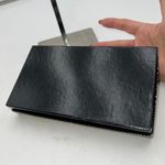 Gianni Versace Vintage Black Croc Embossed Leather Wallet with Box Photo 8