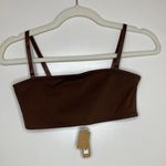 SKIMS NEW!!  Shaping Swim Bandeau Bikini Top - Cocoa Photo 1