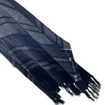 Aerie black and white striped fringed kimono poncho Photo 4