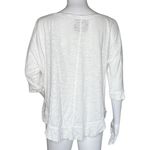 Anthropologie  Postmark Shirt Womens Small White Gauzy‎ Blouse Neutral Minimalist Photo 3