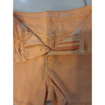 Old Navy High-Rise O.G. Straight Peach Denim Shorts Women’s Size 10 Frayed Hem Photo 4