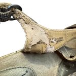 BOC Born Concept Shoes‎ Womens Size 9 40.5 Wedge Sandals Strappy Cork Platform Gold Photo 7