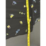 Vintage California Krush Sleeveless Floral Button Front Collared Dress 2X Black Photo 5