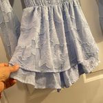 Rue 21 Sky Blue Long Sleeve Romper Dress Photo 4