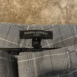 Banana Republic  Pants Womens 4 Avery Plaid Gray Sparkle Casual Dress Career Prep Photo 1